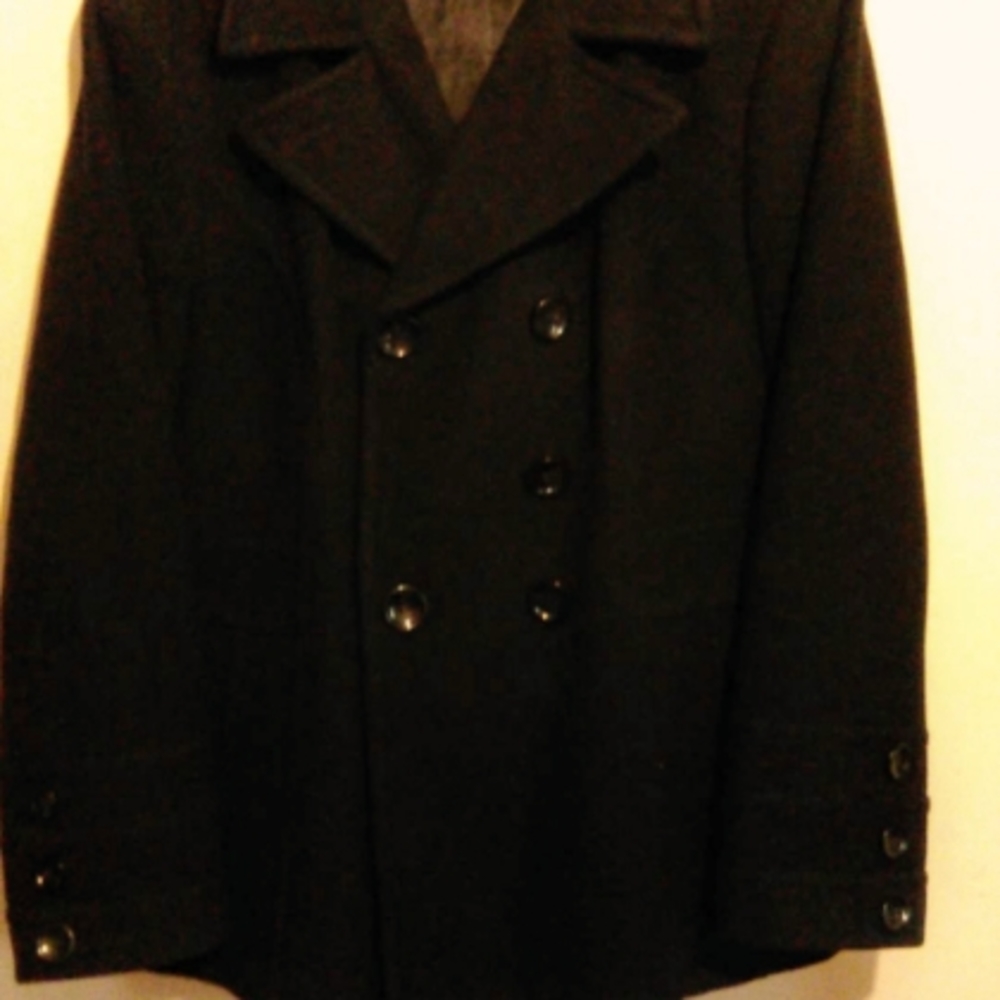 St. Johns Bay Black Peacoat XL